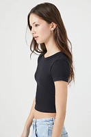 Cropped Seamless Tee