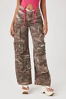 Twill Tie-Dye Cargo Pants