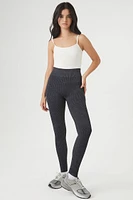 Seamless Ribbed Knit Leggings