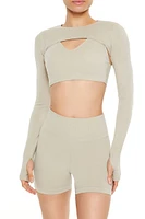 Active Seamless Bolero Crop Top