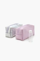 Makeup Train Case & Bag Set