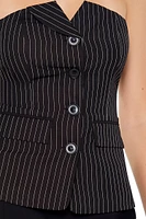 Pinstriped Tube Top