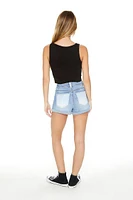 Reworked Mid-Rise Denim Shorts