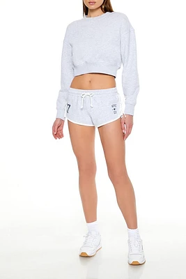 NYC Heart Drawstring Shorts