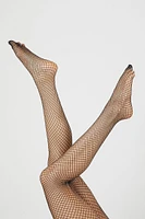 Glitter Fishnet Tights