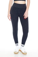 Mineral Wash Ribbed Leggings