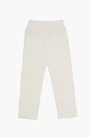 Girls Linen-Blend Straight Pants (Kids)
