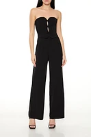 Strapless Bow Jumpsuit