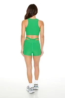 Active Cutout Biker Shorts