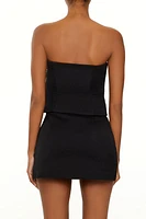 Smocked Tube Crop Top