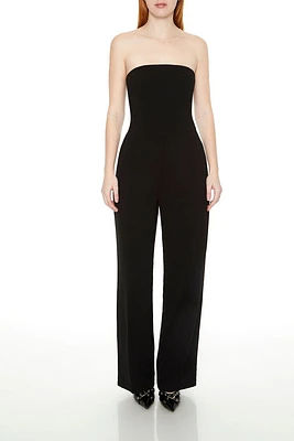 Strapless Straight-Leg Jumpsuit