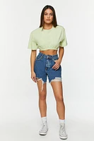 Cropped Crew Tee