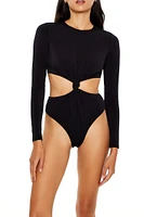 Knotted Cutout Bodysuit