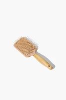 Wooden Ball-Tip Hair Brush