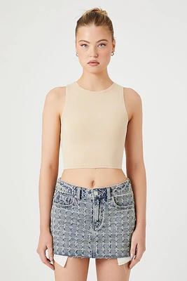 Mineral Wash Crop Top