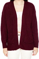 Open-Front Cardigan Sweater