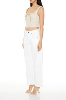 Mid-Rise Wide-Leg Jeans