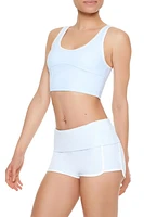 Two-Tone Longline Sports Bra