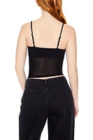 Sheer Ponte Knit Cami