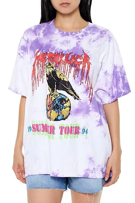 Tie-Dye Metallica Graphic Tee