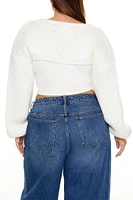 Plus Bolero Shrug Sweater