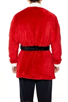 Plush Santa Tie-Waist Robe