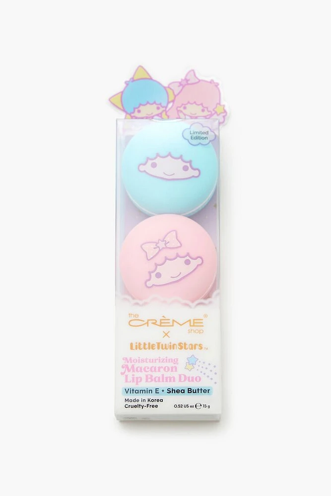 The Creme Shop x Sanrio Little Twin Stars Moisturizing Macaron Lip Balm Duo