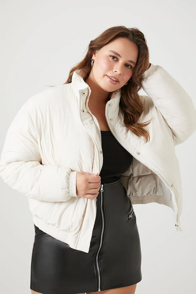 Plus Oversized Puffer Jacket