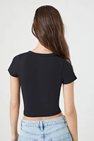 Cropped Seamless Tee