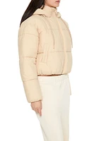 Hooded Quilted Puffer Jacket