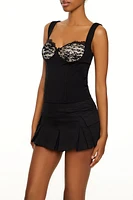 Lace Sweetheart Tank Top