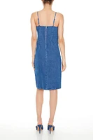 Sweetheart Denim Midi Dress