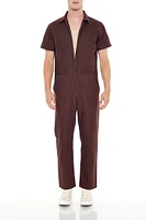 Cotton Zip-Up Coveralls