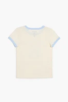 Girls Monchhichi College Tee (Kids)
