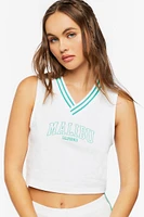 Malibu Graphic Crop Top