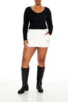 Plus Seamless Long-Sleeve Top