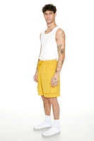 Drawstring Cargo Shorts