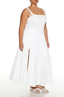 Plus Corset Maxi Dress