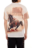 Horse Running Graphic Tee