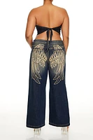 Plus Angel Mid-Rise Jeans