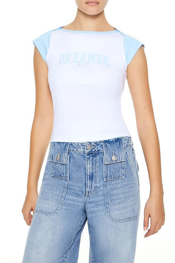 Rhinestone Dreamer Baby Tee