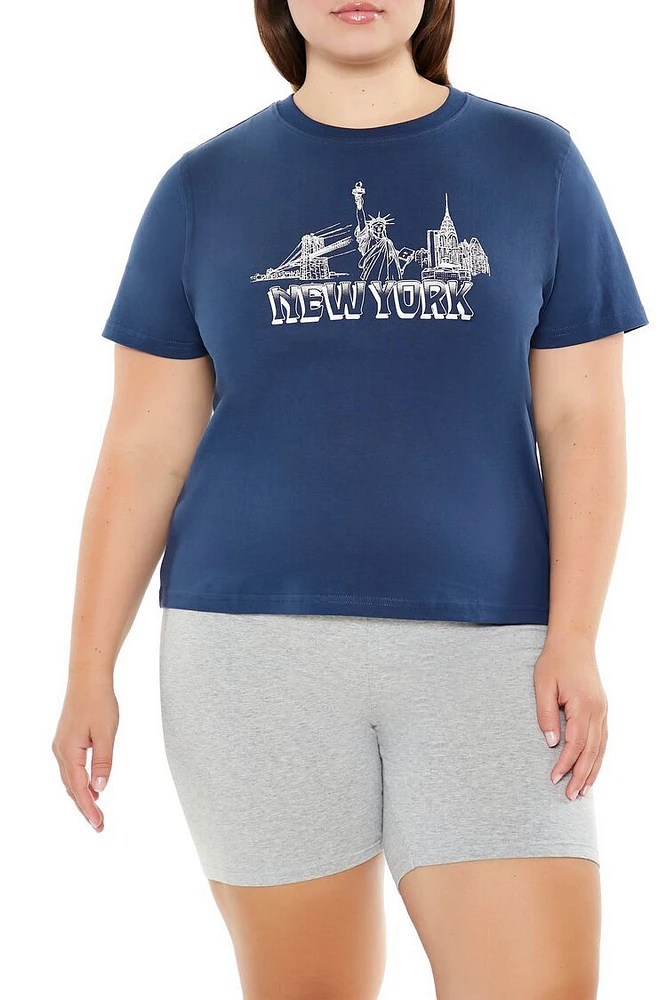 Plus New York Graphic Tee