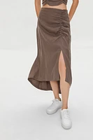 Kendall + Kylie Linen-Blend Skirt