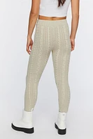 Cable Knit Skinny Pants