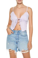 Split-Hem Cropped Cami