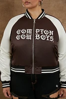 Plus Compton Cowboys Varsity Jacket