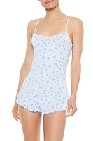 Ditsy Floral Pajama Romper