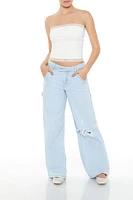 Cropped Bow Tube Top