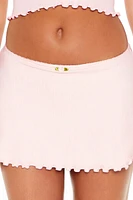 Seamless Rosette Mini Skirt