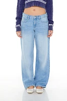 Low-Rise Straight Jeans